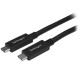 StarTech.com Cable de 0,5m USB-C a USB Type C de Carga - Cable USB Tipo C USBC USB 3.1 de 10Gbps USB31CC50CM